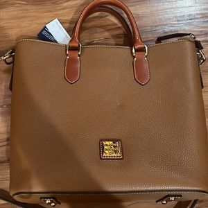 New Dooney & Bourne Pebble, caramel editors, tote
